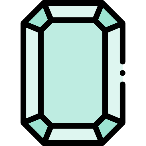ダイヤモンド Detailed Rounded Lineal color icon