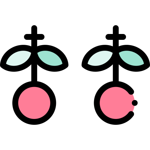 귀걸이 Detailed Rounded Lineal color icon