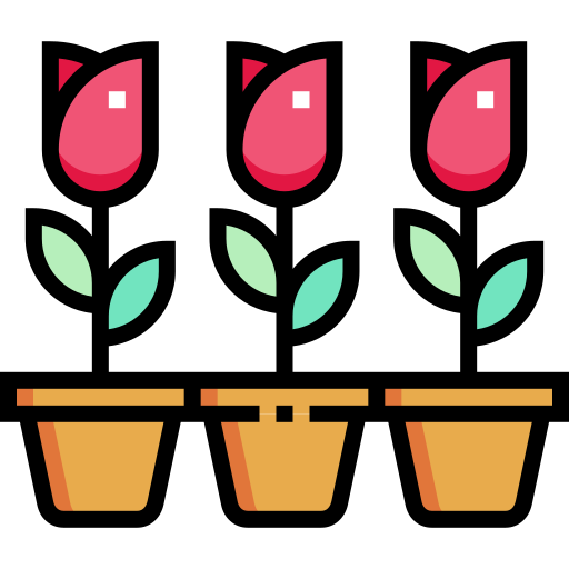 Flower pot Detailed Straight Lineal color icon