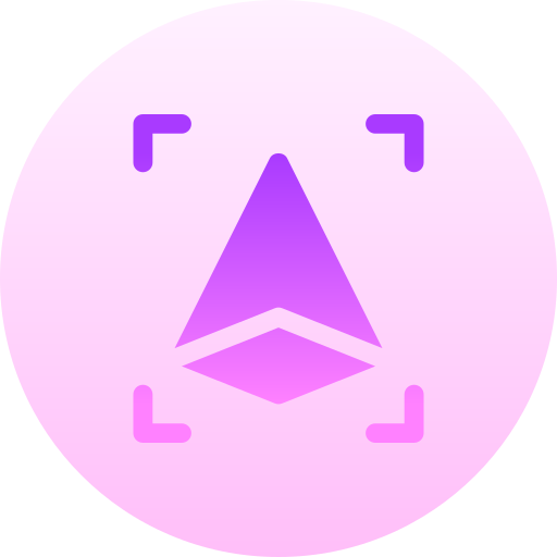 피라미드 Basic Gradient Circular icon
