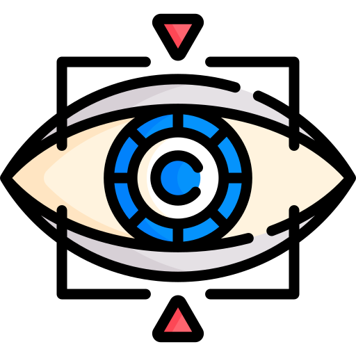 Сканирование глаз Special Lineal color иконка