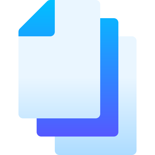 papier Basic Gradient Gradient ikona