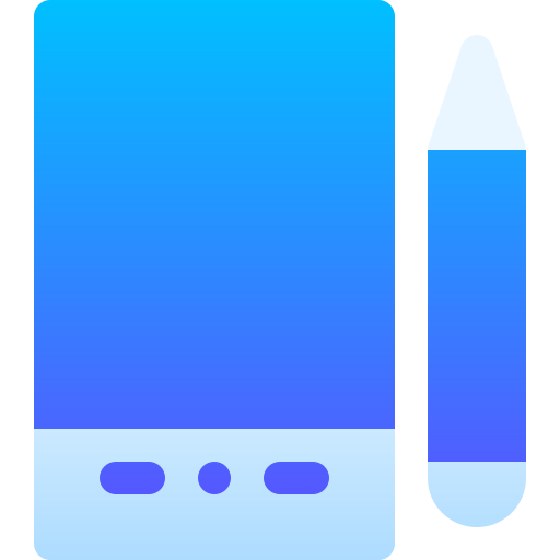 grafisch tablet Basic Gradient Gradient icoon