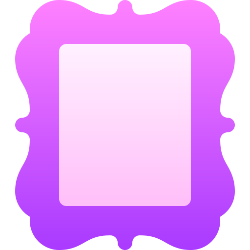 사진 프레임 Basic Gradient Gradient icon