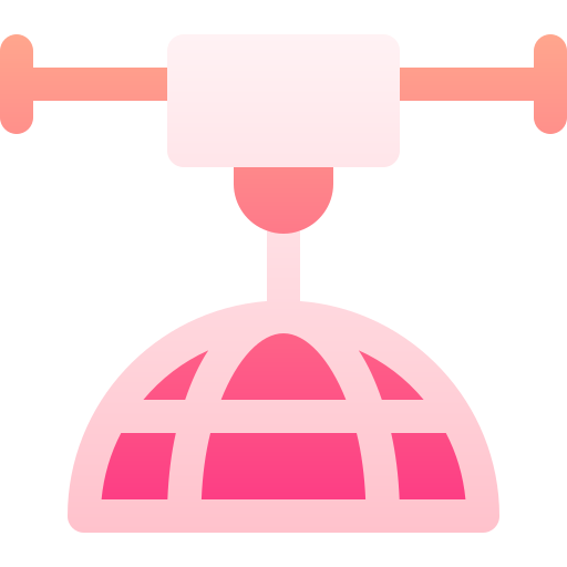 3d-printer Basic Gradient Gradient icoon