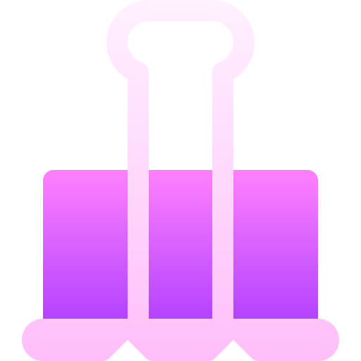 종이 클립 Basic Gradient Gradient icon