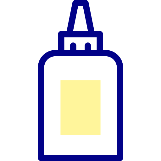 液体接着剤 Detailed Mixed Lineal color icon