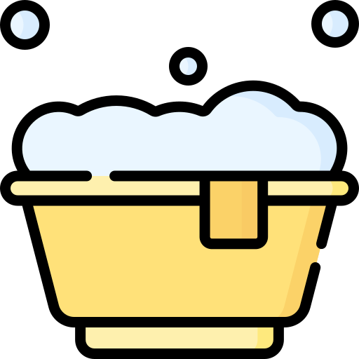 목욕통 Special Lineal color icon