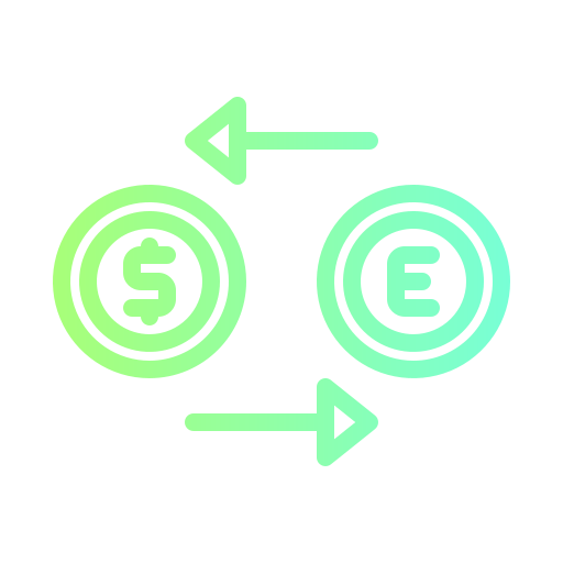 Currency exchange Generic Gradient icon