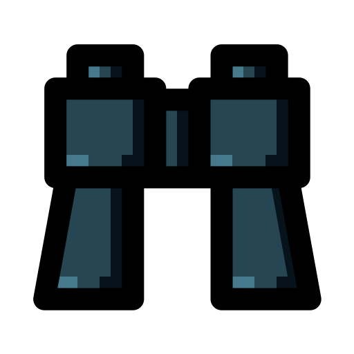 Binoculars Generic Outline Color icon