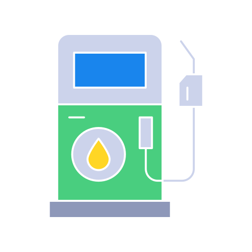 estación de petroleo Generic Flat icono