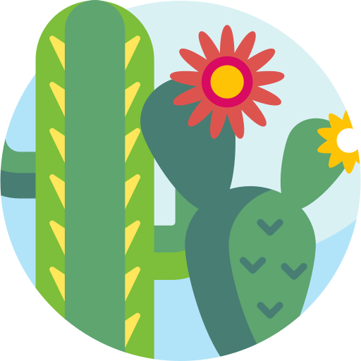 cactus Detailed Flat Circular Flat icona