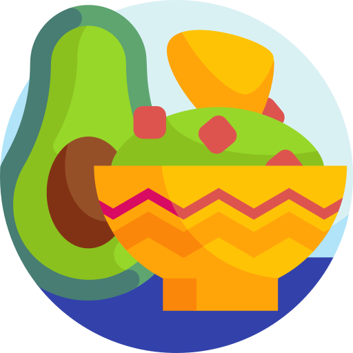 guacamole Detailed Flat Circular Flat icono