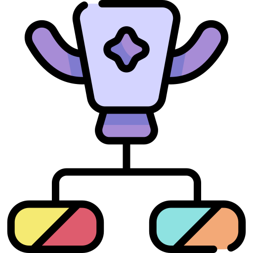 torneo Kawaii Lineal color icono
