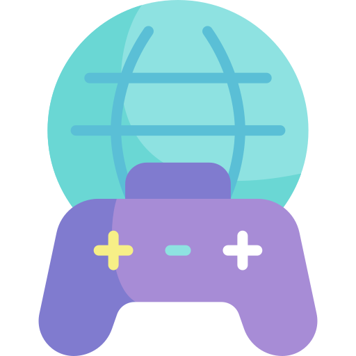 온라인 게임 Kawaii Flat icon