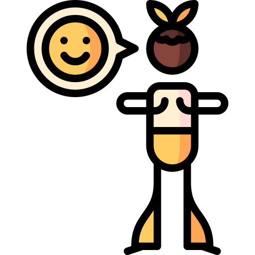Joy Puppet Characters Lineal Color icon