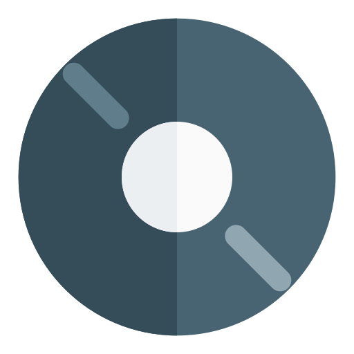 Compact disk Pixel Perfect Flat icon