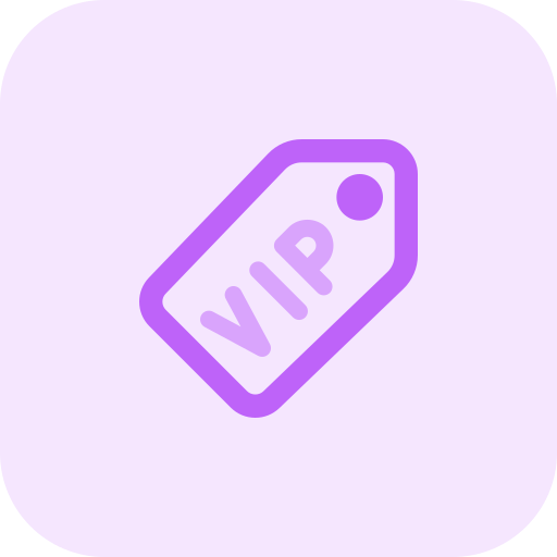 badge de priorité vip Pixel Perfect Tritone Icône