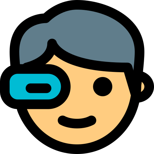 Goggles Pixel Perfect Lineal Color icon