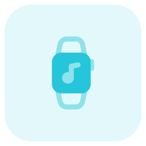 slimme horloge Pixel Perfect Tritone icoon