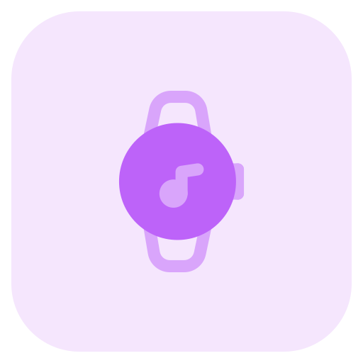 slimme horloge Pixel Perfect Tritone icoon