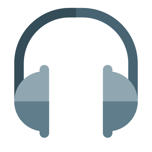 Music headphone Pixel Perfect Flat icon