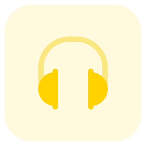 auriculares de música Pixel Perfect Tritone icono