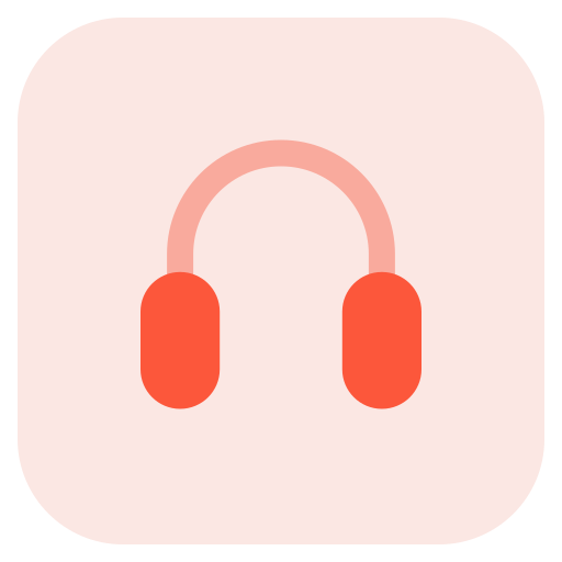auriculares con sonido Pixel Perfect Tritone icono