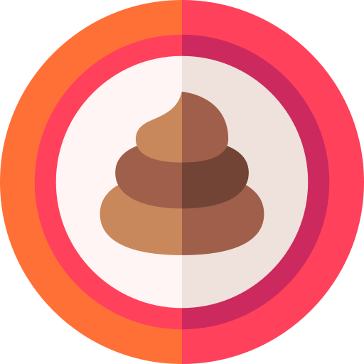 Poop Basic Straight Flat icon