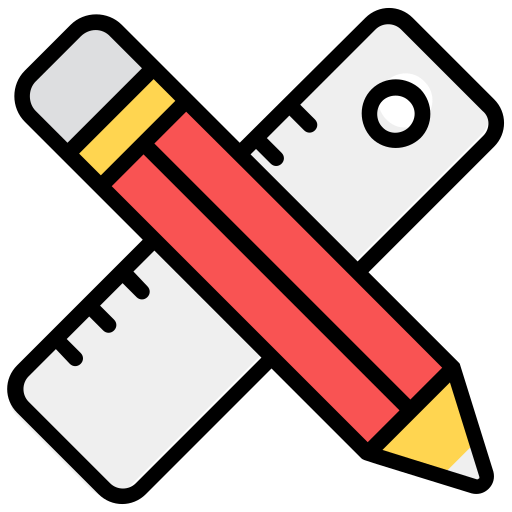 Drawing tools Generic Outline Color icon