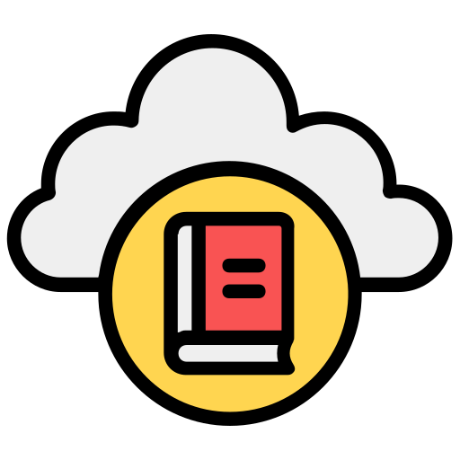 cloud-bibliothek Generic Outline Color icon