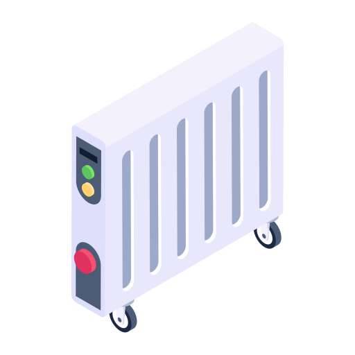 calentador eléctrico Generic Isometric icono