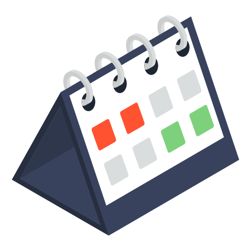 kalender Generic Isometric icon