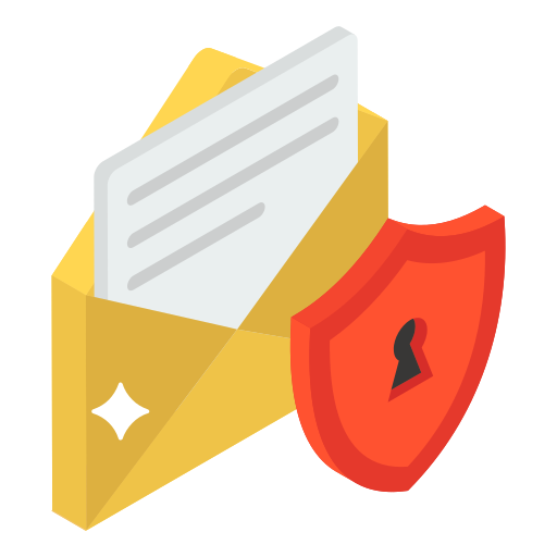 vertrauliche e-mail Generic Isometric icon
