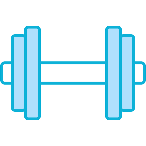 Barbell Generic Blue icon