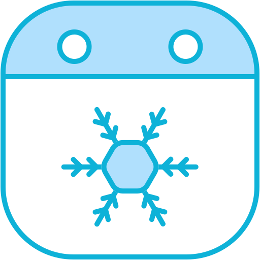 雪 Generic Blue icon