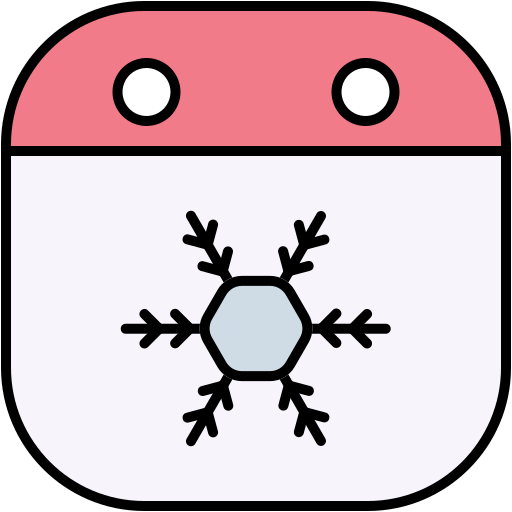 雪 Generic Outline Color icon