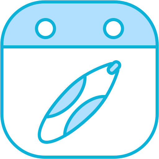 サーフィンボード Generic Blue icon