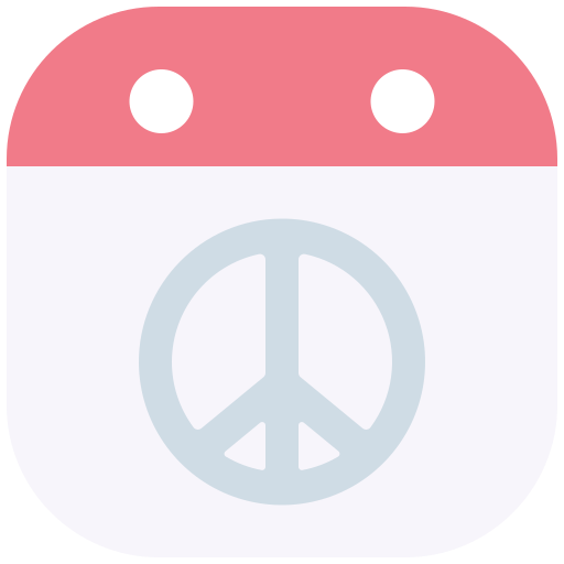 signo de la paz Generic Flat icono