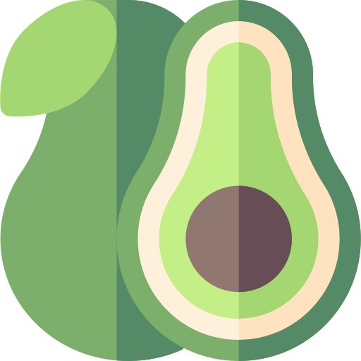 Avocado Basic Rounded Flat icon