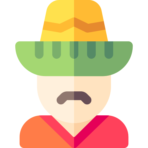 Mexican man Basic Rounded Flat icon