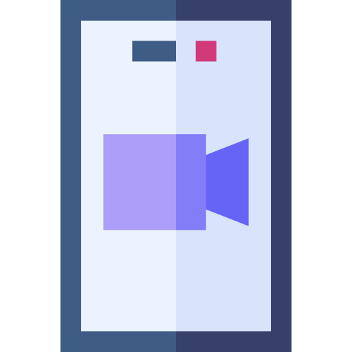 ビデオ Basic Straight Flat icon
