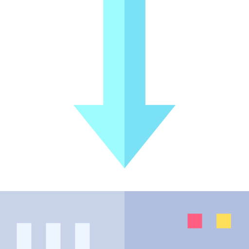 ハードディスク Basic Straight Flat icon