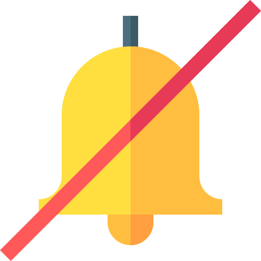notificación Basic Straight Flat icono