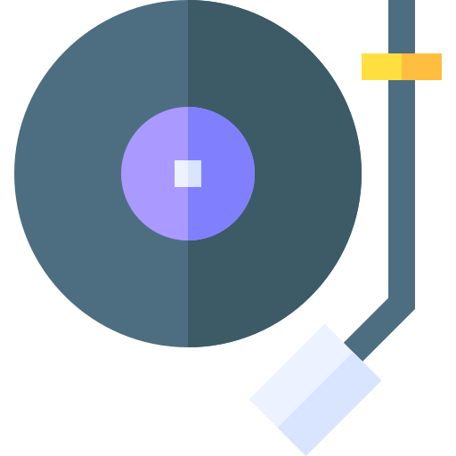 disco de vinilo Basic Straight Flat icono