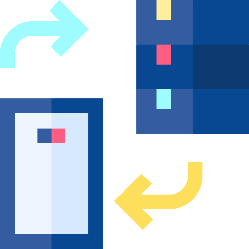 trasferimento Basic Straight Flat icona