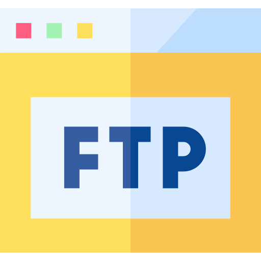 ftp Basic Straight Flat ikona