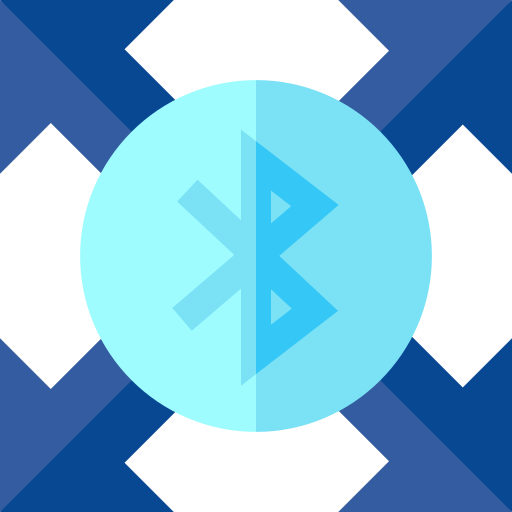 bluetooth Basic Straight Flat иконка