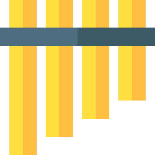 Panpipe Basic Straight Flat icon