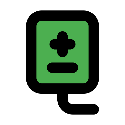 infusionsbeutel Generic Outline Color icon